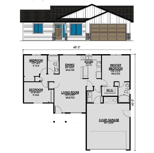 Floor Plans in Twin Falls, ID - James Ray Construction