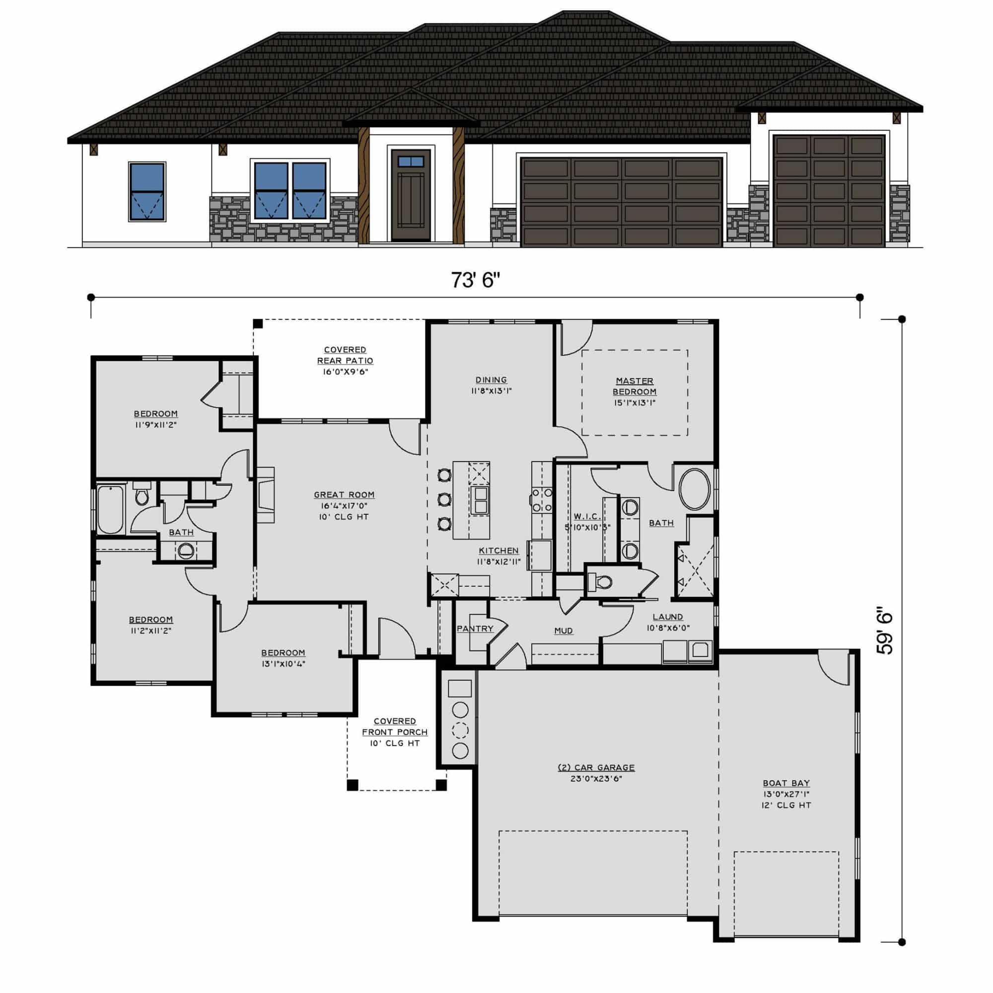 The Riverside floorplan